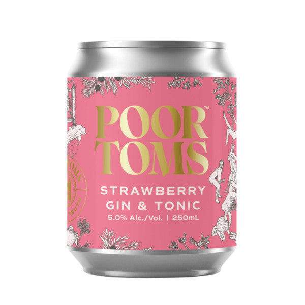 Canned Cocktail: Strawberry Gin &amp; Tonic