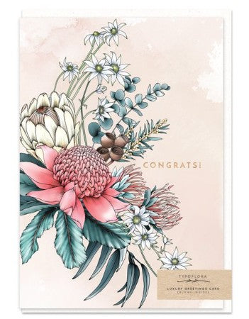 Congrats Greeting Card (Blank Inside)